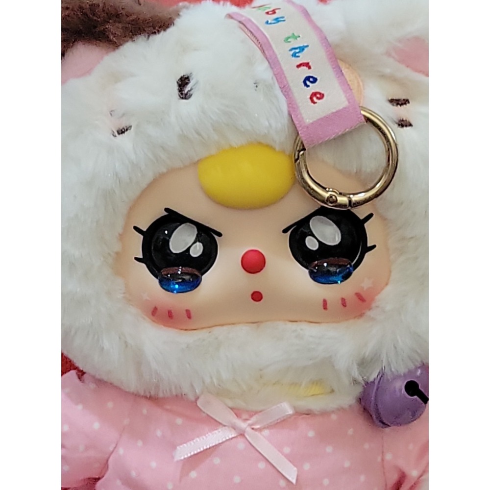 Baby Three Kitten Cat Wardrobe Plush Pendant " Romantic Sweetie "